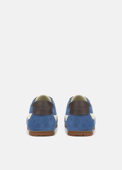 VINCE Women LA Suede & Leather Runner Sneaker in Sneakers INDIGO/STRAW SEED