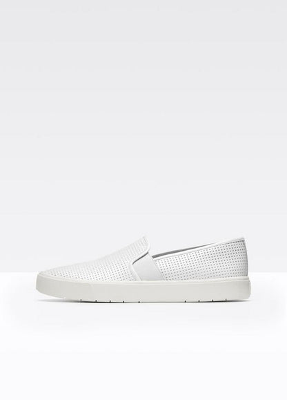 VINCE Women Women's Blair Perforated Leather Sneakers WHITE