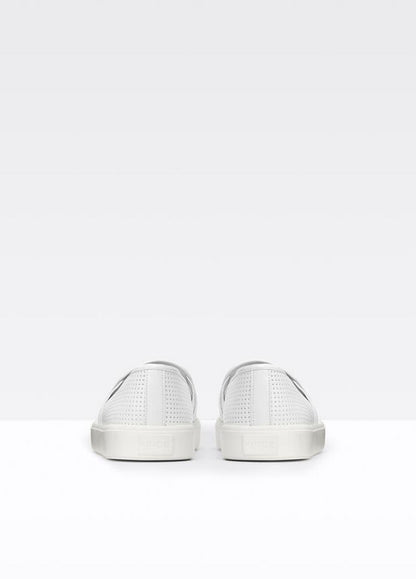 VINCE Women Women's Blair Perforated Leather Sneakers WHITE