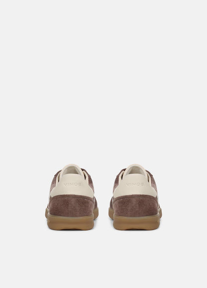 VINCE Women Oasis Suede & Leather Sneaker in Sneakers KOALA TAUPE/FLAX