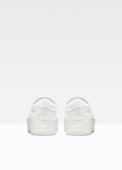 VINCE Women Leather Warren Sneaker in Sneakers PLASTER