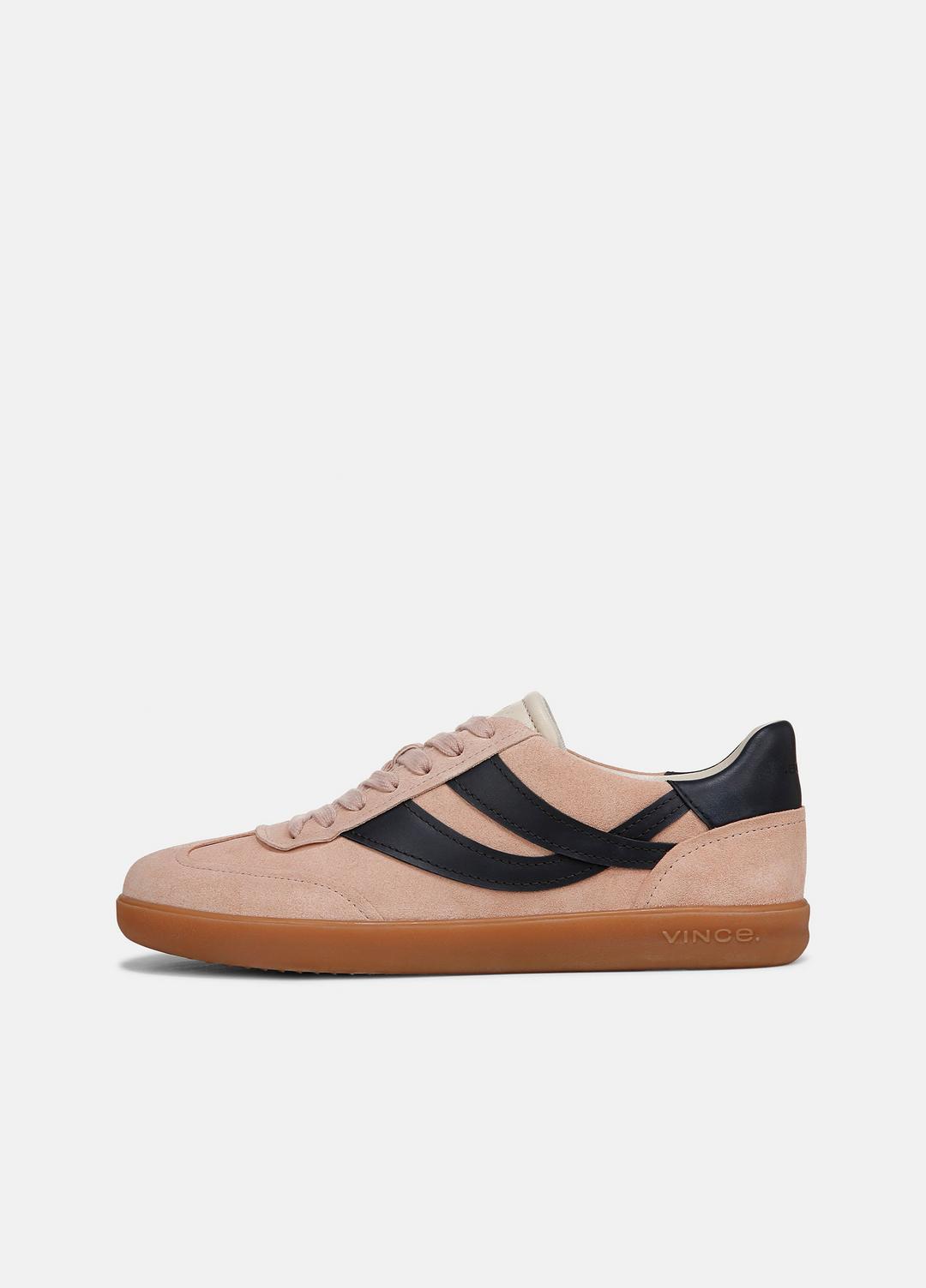 VINCE Women Oasis Suede & Leather Sneaker in Sneakers LOTUS BLUSH/BLUE INK