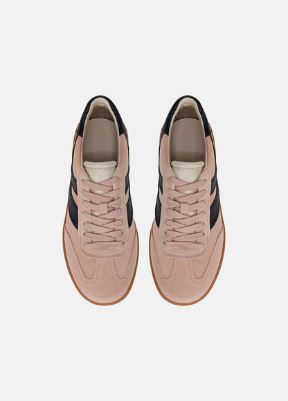 VINCE Women Oasis Suede & Leather Sneaker in Sneakers LOTUS BLUSH/BLUE INK