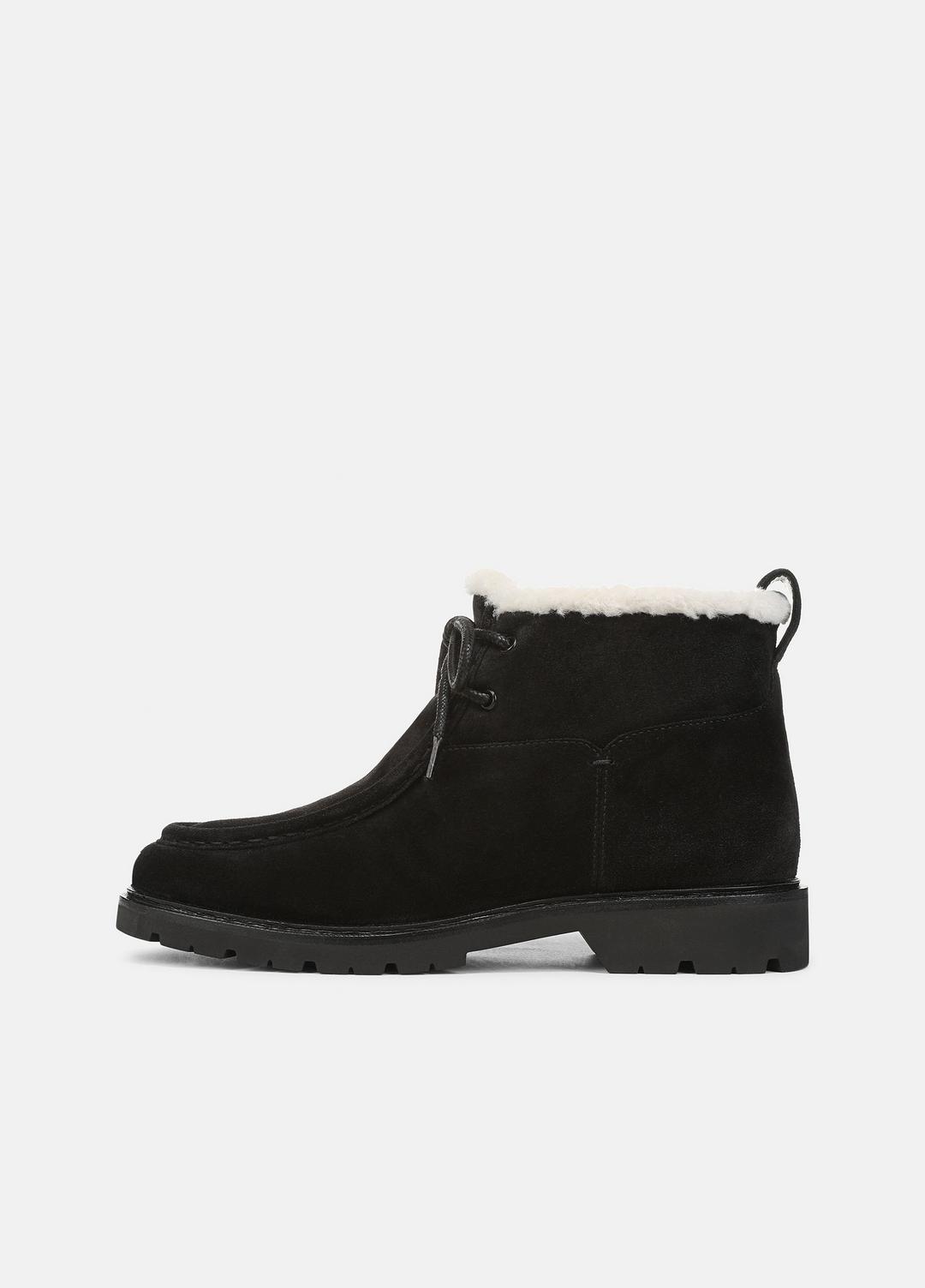 VINCE Women Sierra Lug-Sole Boot in Boots BLACK