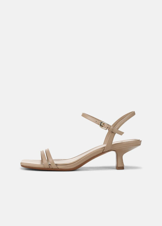 VINCE Women Tilda Leather Heeled Sandal in Heels WARM ALMOND