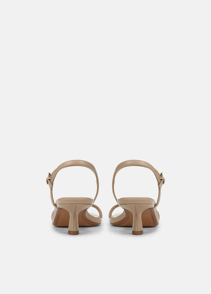 VINCE Women Tilda Leather Heeled Sandal in Heels WARM ALMOND
