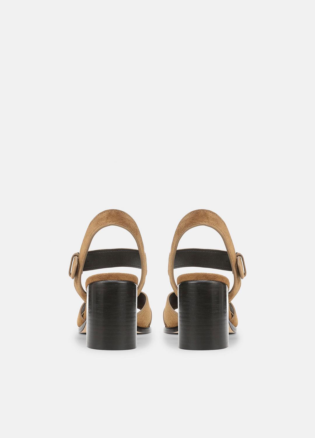 VINCE Women Salma Suede Heeled Sandal in Heels ELMWOOD