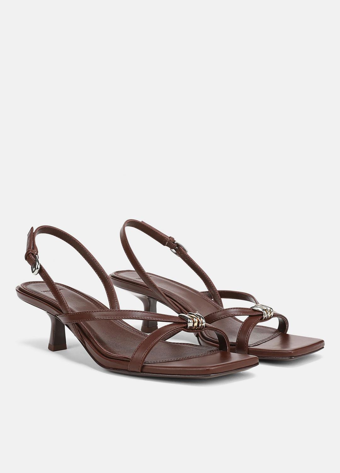 VINCE Women Tali Slingback Sandal in Heels MOLTON BROWN