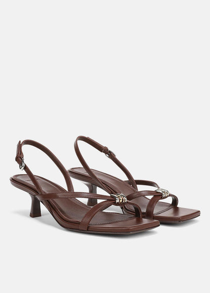 VINCE Women Tali Slingback Sandal in Heels MOLTON BROWN