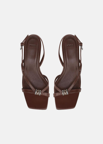 VINCE Women Tali Slingback Sandal in Heels MOLTON BROWN