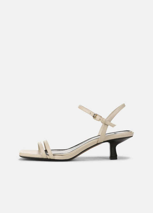 VINCE Women Tilda Leather Heeled Sandal in Heels MOONLIGHT