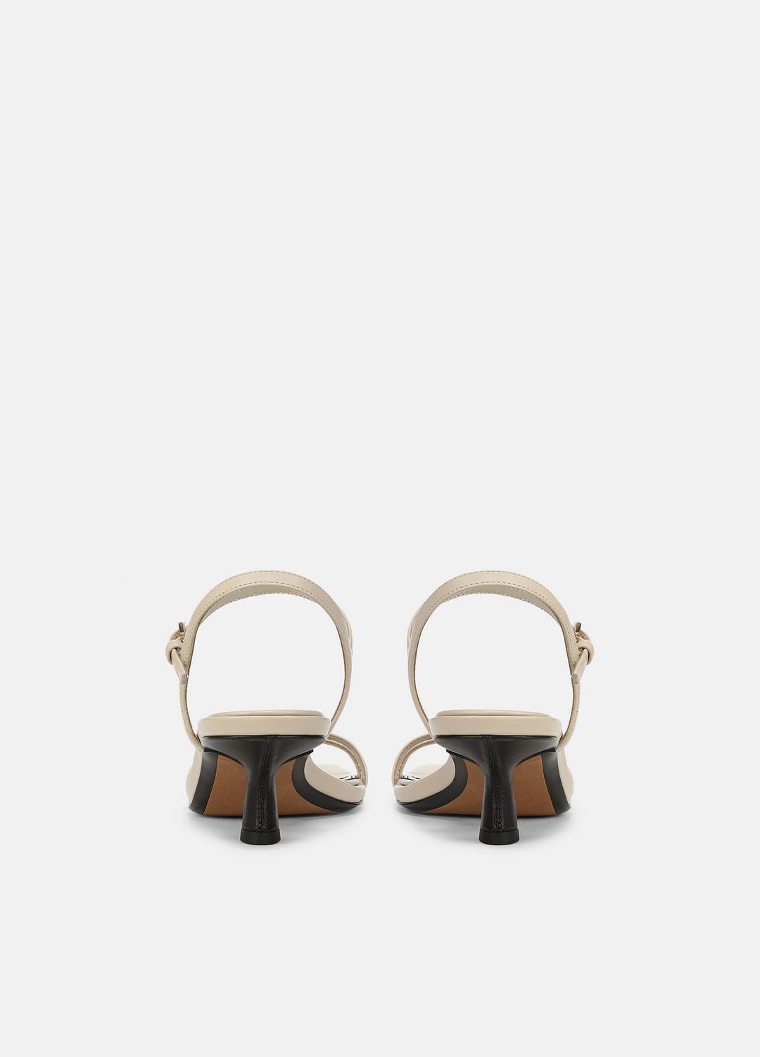 VINCE Women Tilda Leather Heeled Sandal in Heels MOONLIGHT