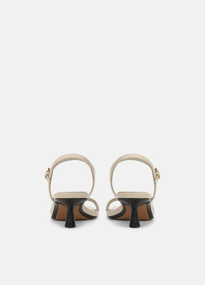VINCE Women Tilda Leather Heeled Sandal in Heels MOONLIGHT