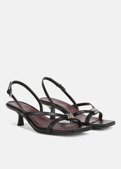 VINCE Women Tali Slingback Sandal in Heels BLACK