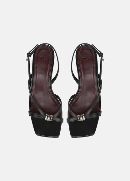 VINCE Women Tali Slingback Sandal in Heels BLACK