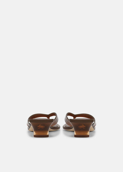 VINCE Women San Juan Jelly Heeled Thong Sandal in Sandals SADDLE