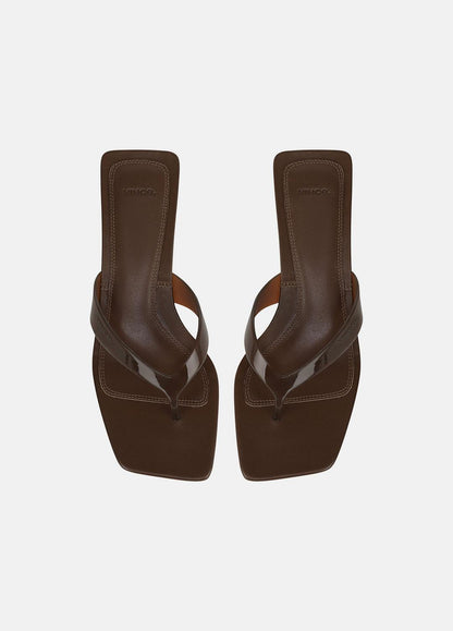 VINCE Women San Juan Jelly Heeled Thong Sandal in Sandals SADDLE