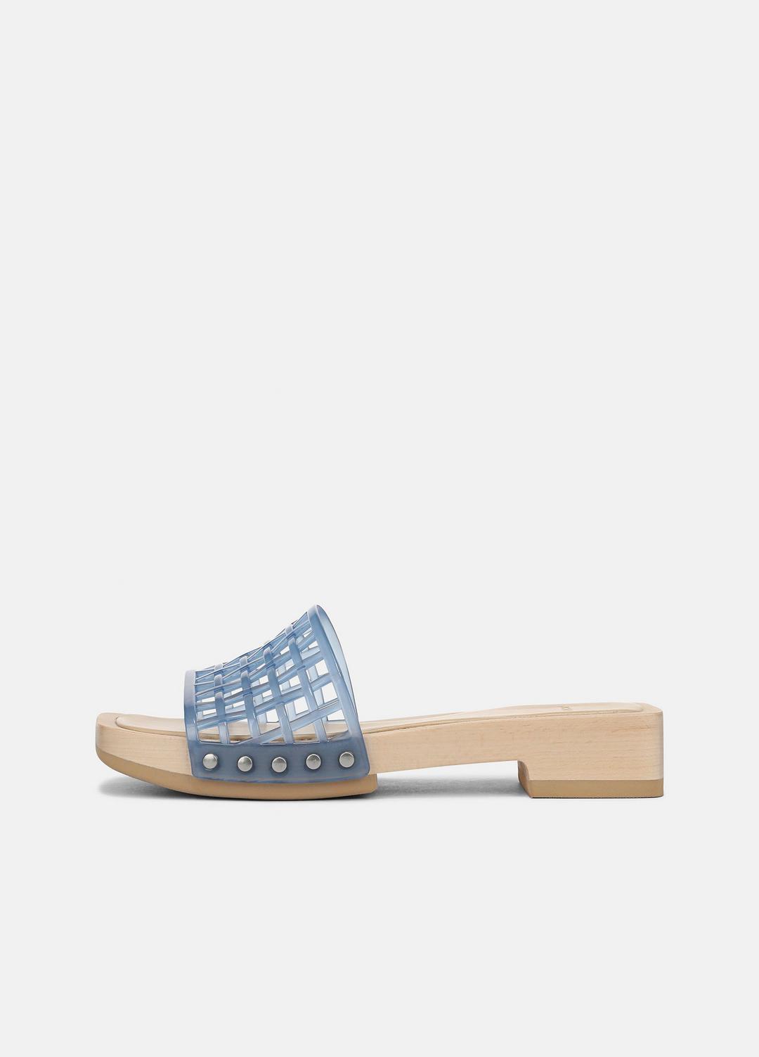 VINCE Women Barbara Jelly Slide Sandal in Sandals SURF BLUE