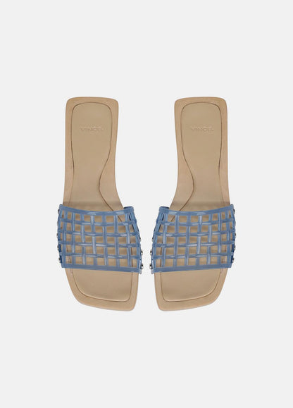 VINCE Women Barbara Jelly Slide Sandal in Sandals SURF BLUE