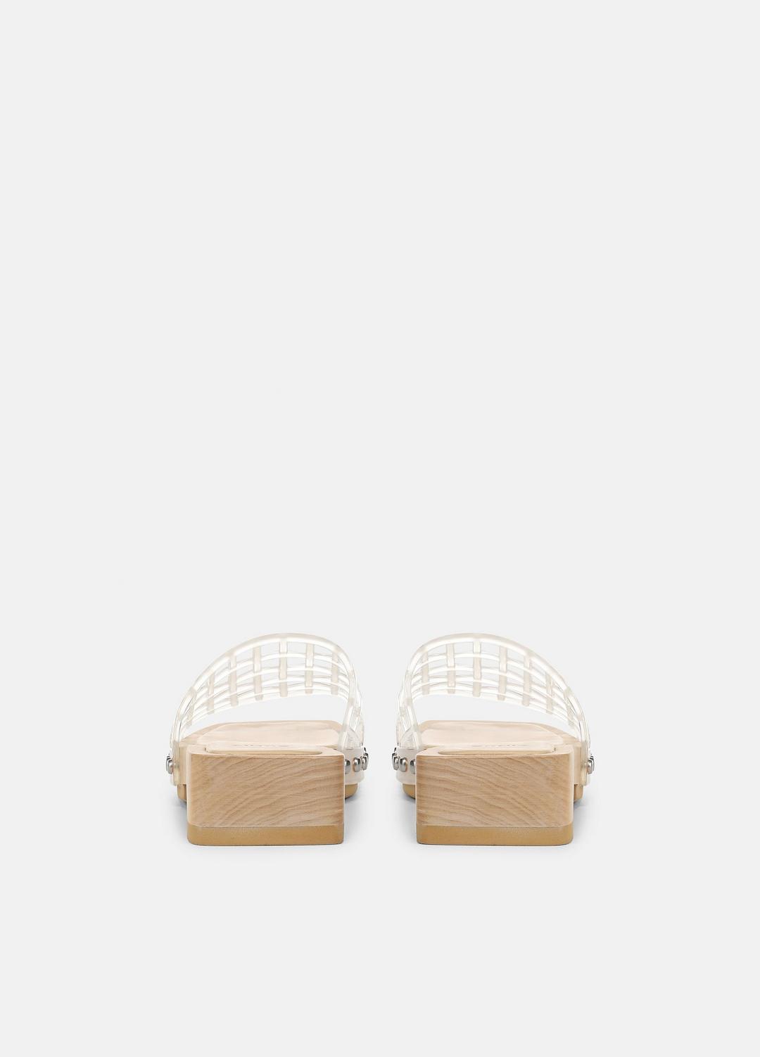 VINCE Women Barbara Jelly Slide Sandal in Sandals CLEAR