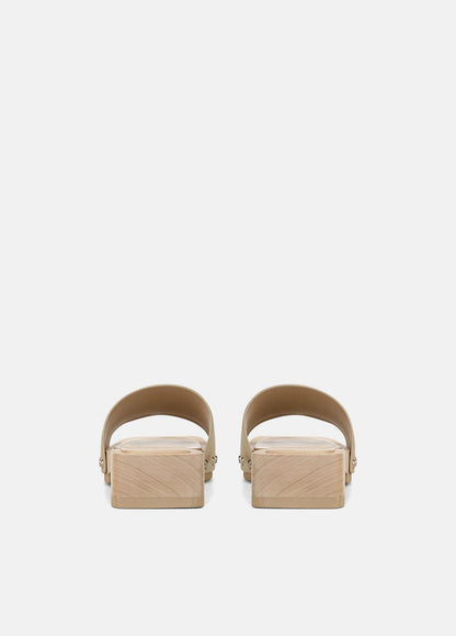 VINCE Women Barbara Suede Slide Sandal in Sandals WHEAT