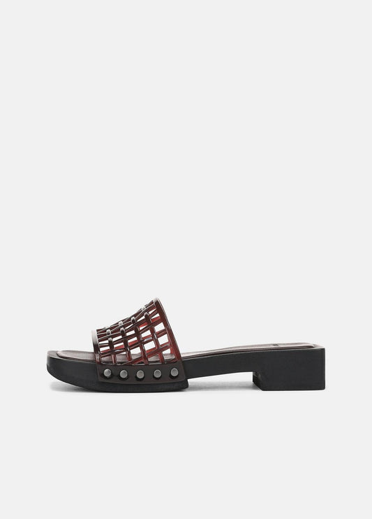 VINCE Women Barbara Jelly Slide Sandal in Sandals GANACHE