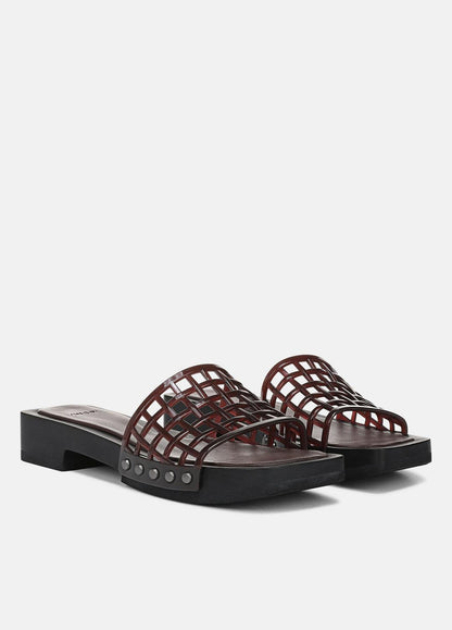 VINCE Women Barbara Jelly Slide Sandal in Sandals GANACHE