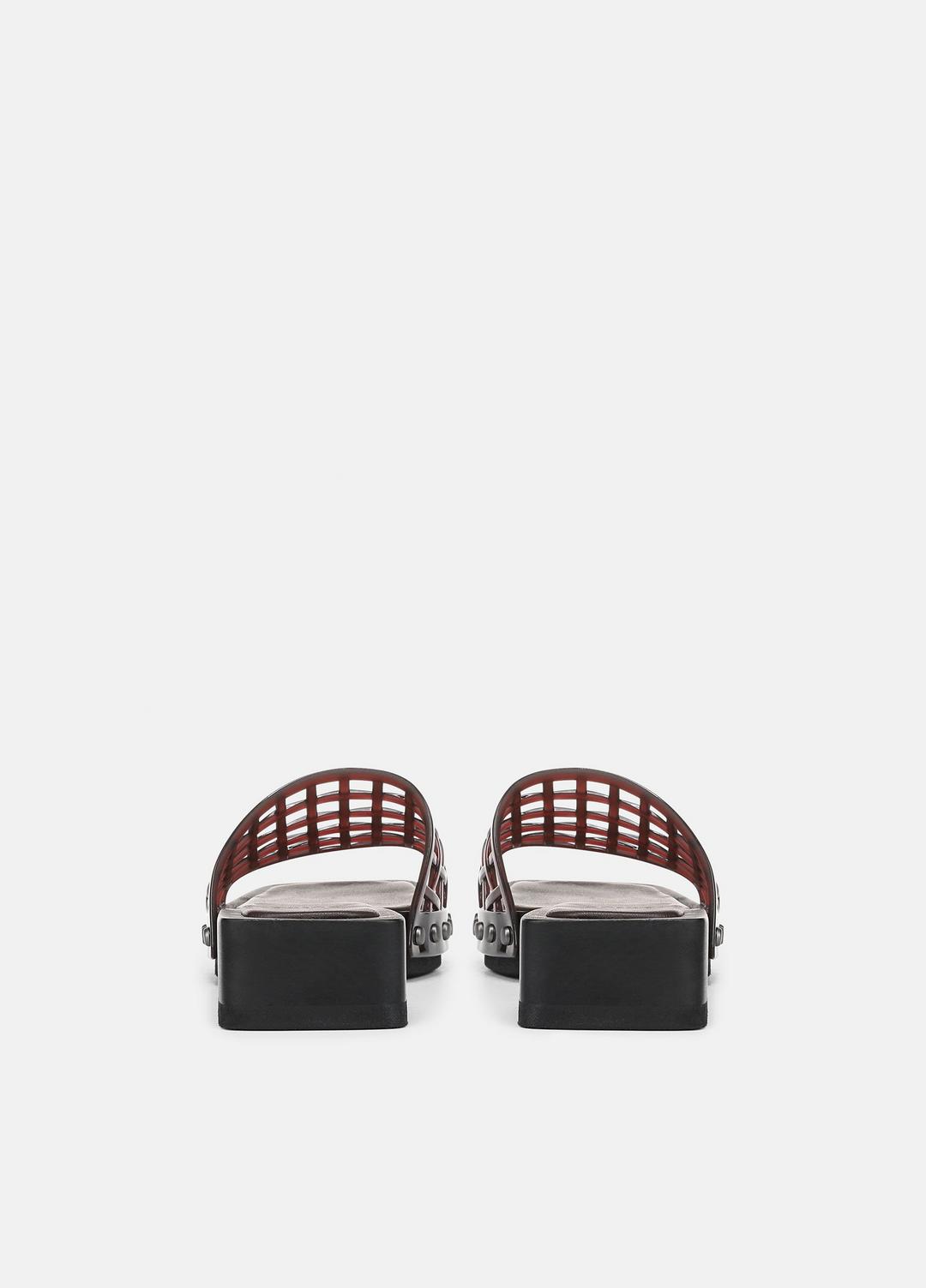 VINCE Women Barbara Jelly Slide Sandal in Sandals GANACHE