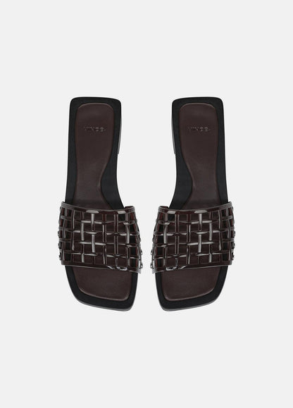 VINCE Women Barbara Jelly Slide Sandal in Sandals GANACHE