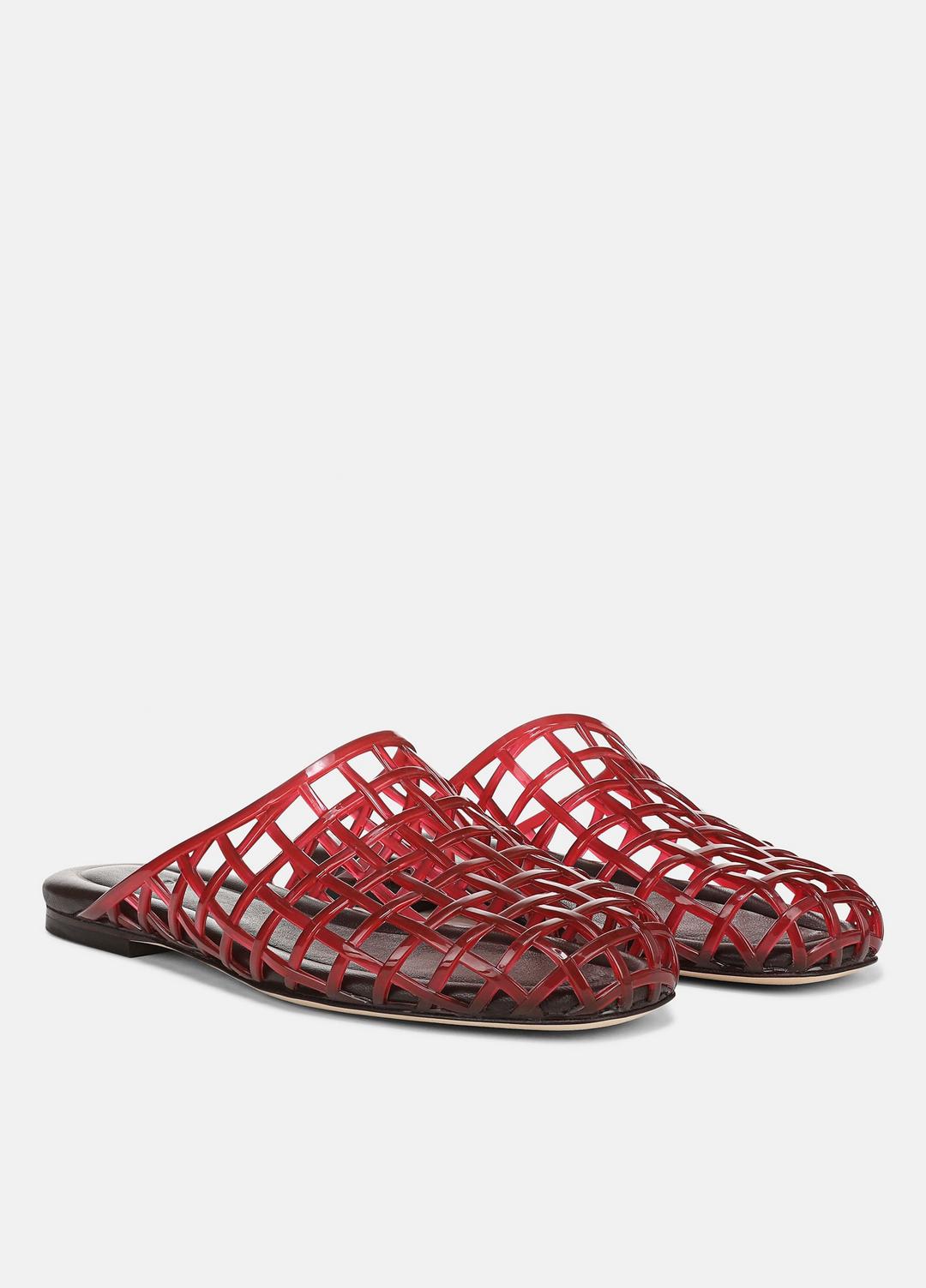 VINCE Women Barcelona Jelly Sandal in Sandals POPPY RED