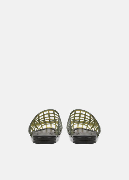 VINCE Women Barcelona Jelly Sandal in Sandals CHIVE