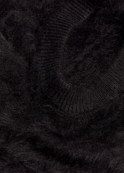 VINCE Women Brushed Cashmere Balaclava in Scarves & Hats BLACK