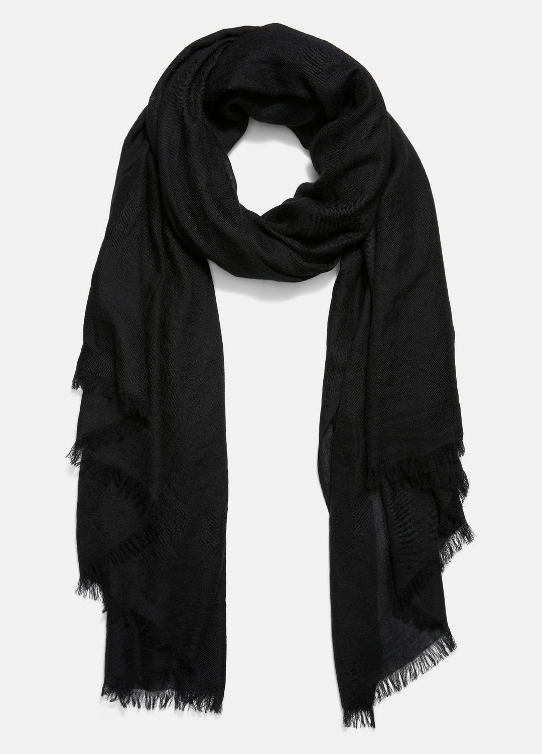 VINCE Women Lightweight Cashmere Scarf in Scarves & Hats BLACK
