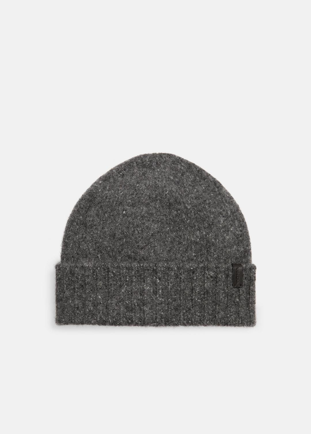 VINCE Women Donegal Cashmere Jersey Beanie in Scarves & Hats CHARCOAL