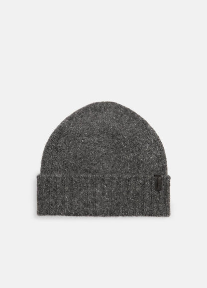 VINCE Women Donegal Cashmere Jersey Beanie in Scarves & Hats CHARCOAL