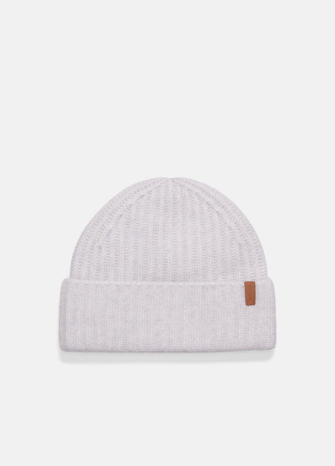 VINCE Women Plush Cashmere Chunky-Knit Beanie in Scarves & Hats GREY