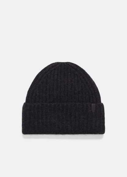 VINCE Women Plush Cashmere Chunky-Knit Beanie in Scarves & Hats H CHARCOAL