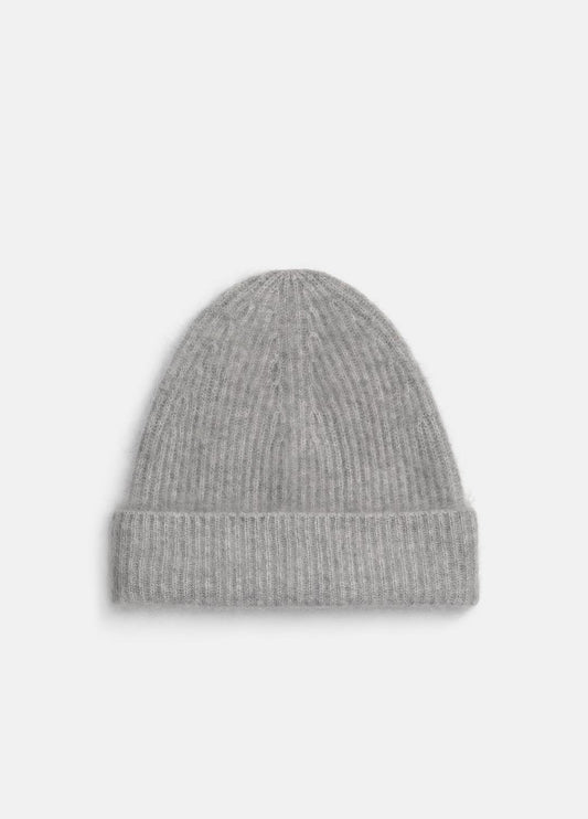VINCE Women Brushed Cashmere Beanie in Scarves & Hats HEATHER GREY
