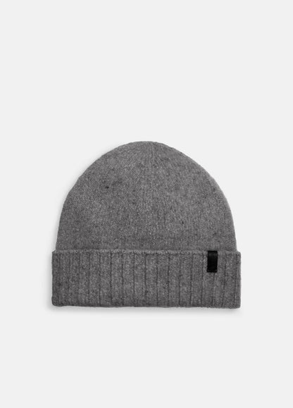 VINCE Women Donegal Cashmere Jersey Beanie in Scarves & Hats MEDIUM GREY