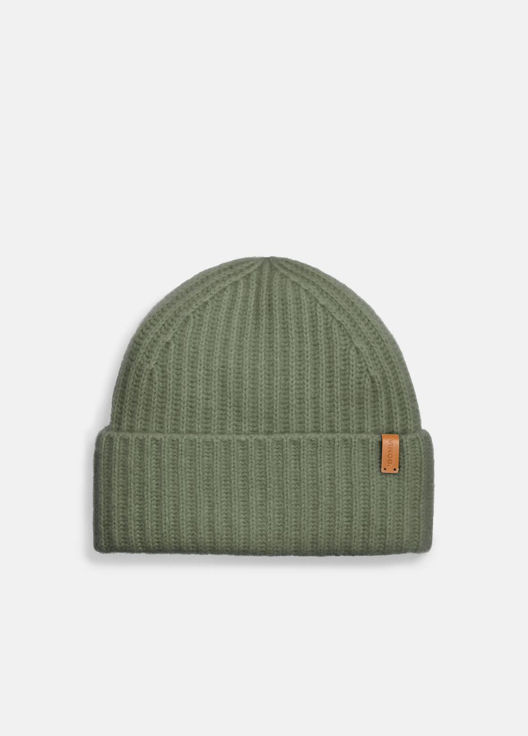 VINCE Women Plush Cashmere Chunky-Knit Beanie in Scarves & Hats DEEP PATINA