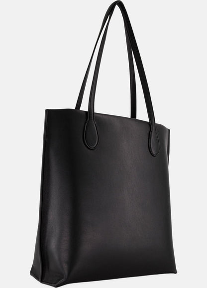 VINCE Women Athene Nappa Leather Tote in Handbags BLACK