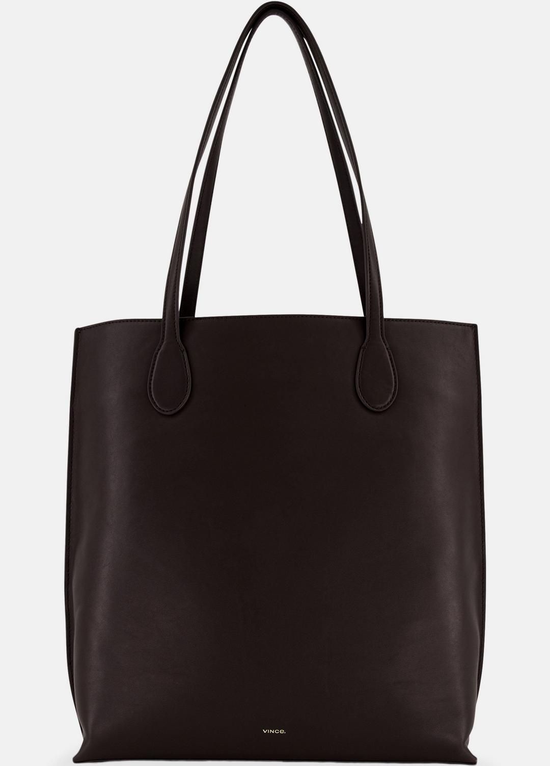 VINCE Women Athene Nappa Leather Tote in Handbags CACAO