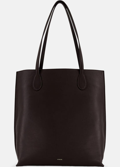 VINCE Women Athene Nappa Leather Tote in Handbags CACAO