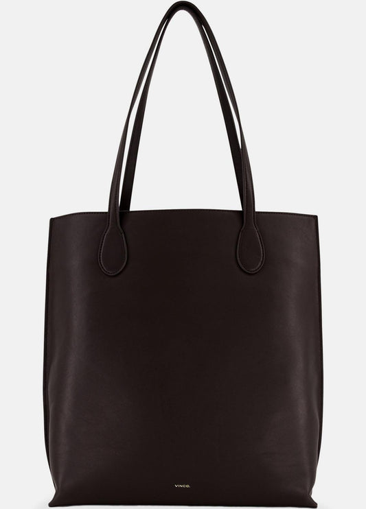 VINCE Women Athene Nappa Leather Tote in Handbags CACAO