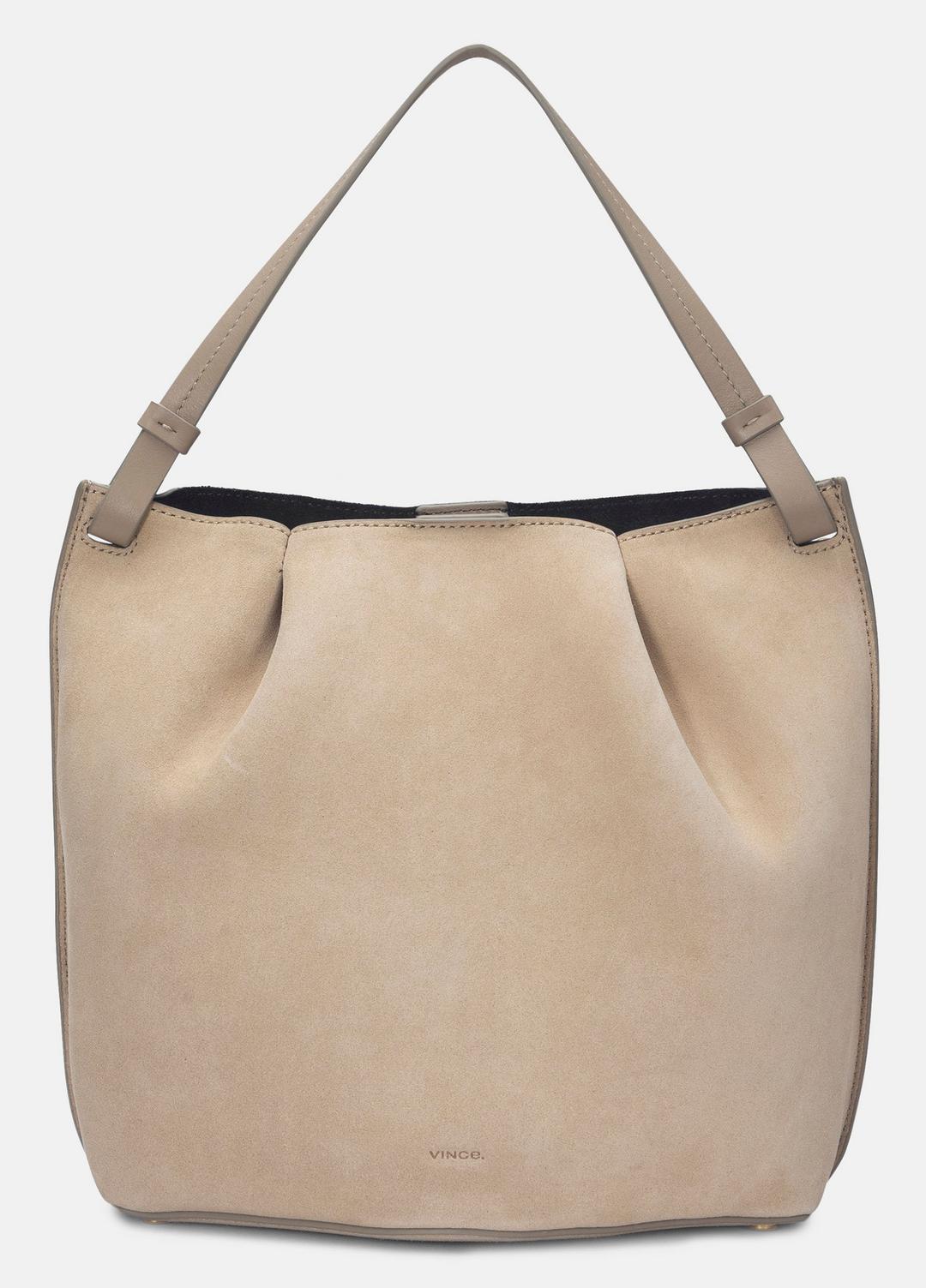 VINCE Women Ava Leather Crossbody in Handbags SANDTRAIL