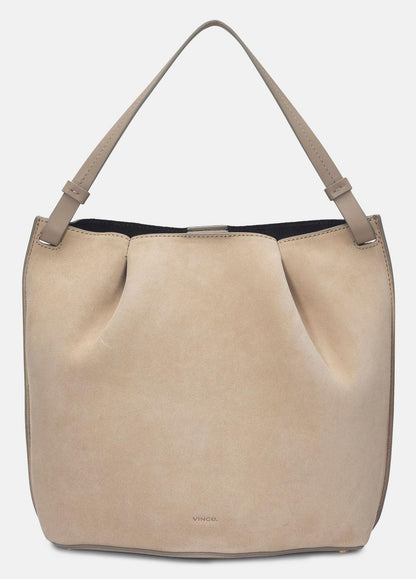 VINCE Women Ava Leather Crossbody in Handbags SANDTRAIL