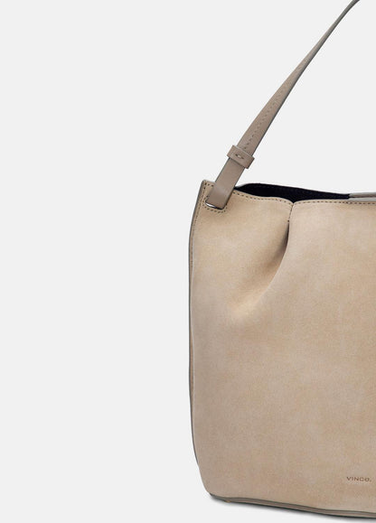 VINCE Women Ava Leather Crossbody in Handbags SANDTRAIL