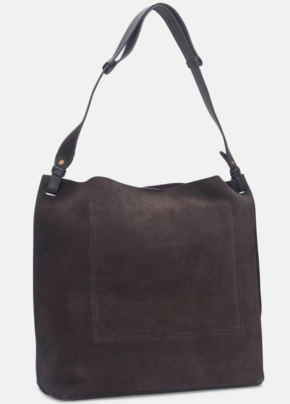 VINCE Women Ava Leather Bucket Bag in Handbags CACAO