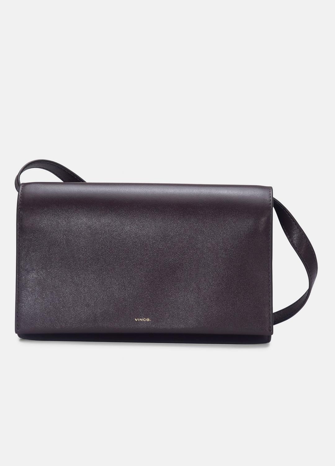 VINCE Women Leather Crossbody Wallet in Handbags FIG
