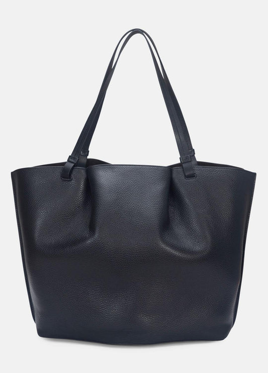 VINCE Women Ava Leather Tote in Handbags BLACK